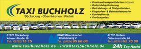 Visitenkarte der Taxi Buchholz GmbH